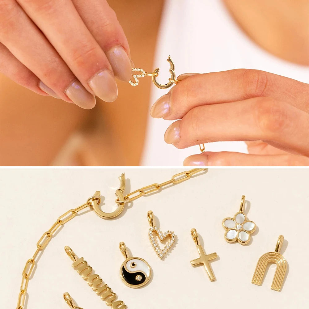 Locking Charm Bracelet