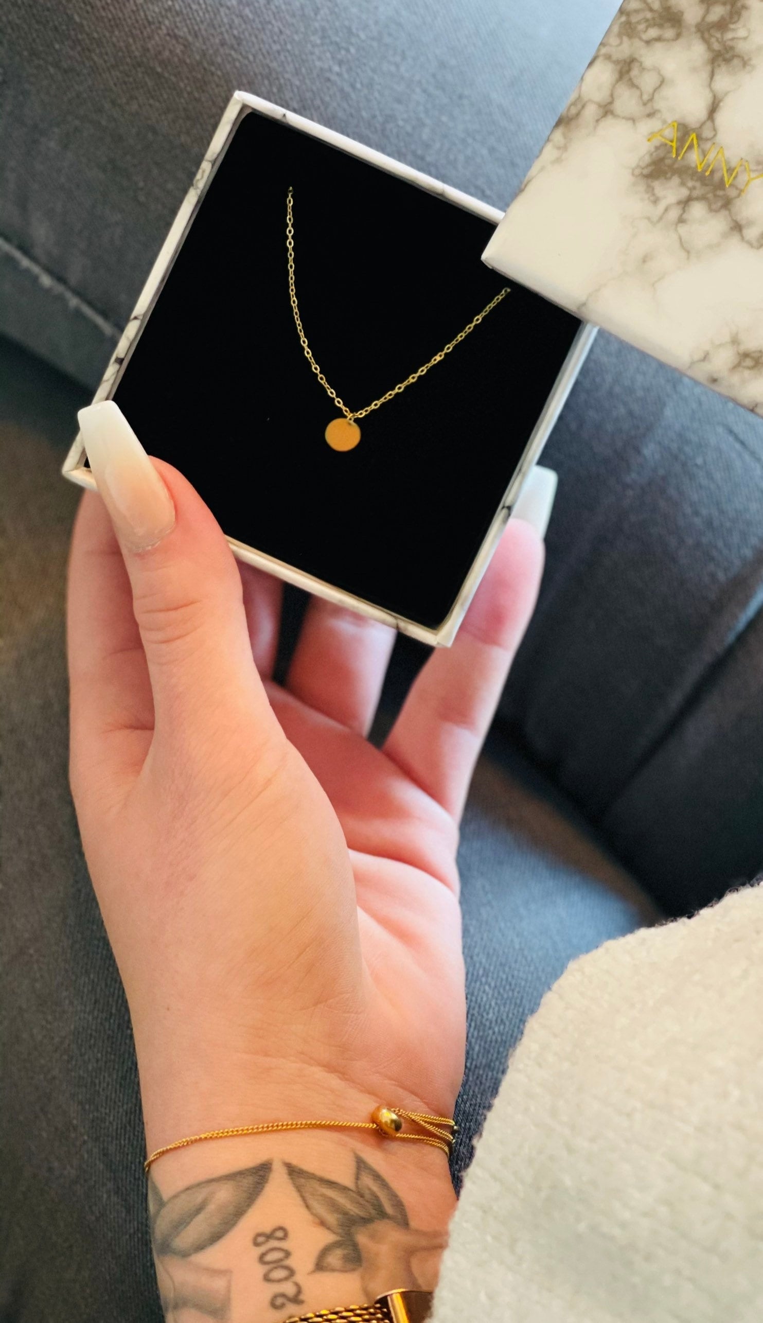 MINI COIN Kette Rainbow