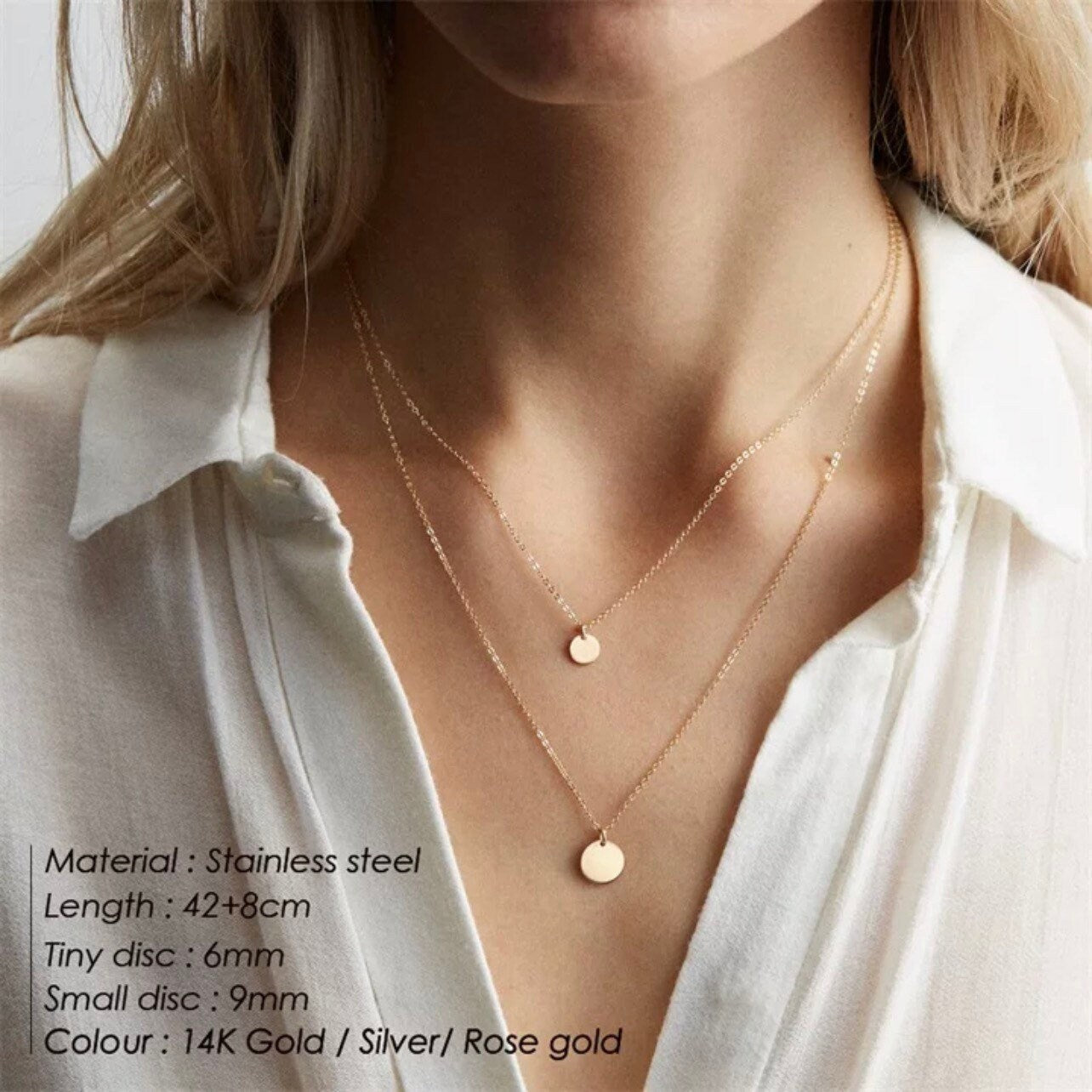 MINI COIN Kette Rainbow
