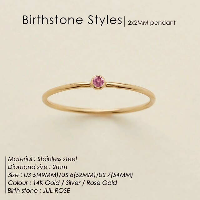 BIRTHSTONE CLASSIC Ring GOLD