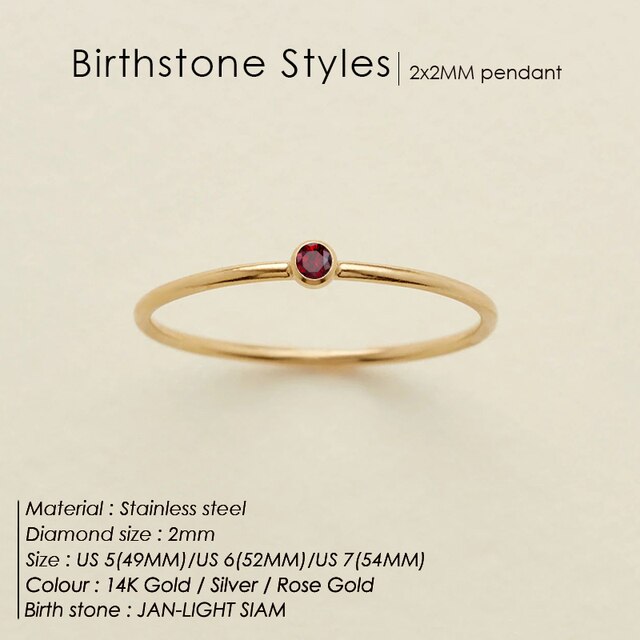 BIRTHSTONE CLASSIC Ring SILVER
