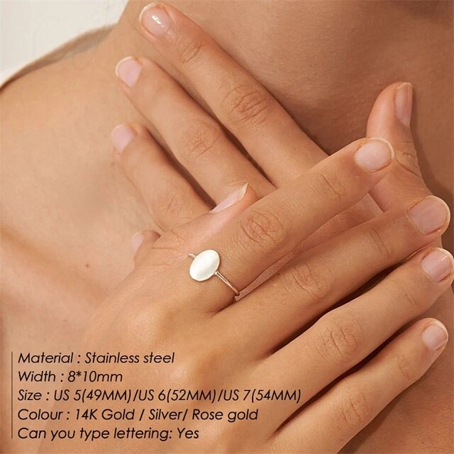 OVAL RING Zodiac Constellation