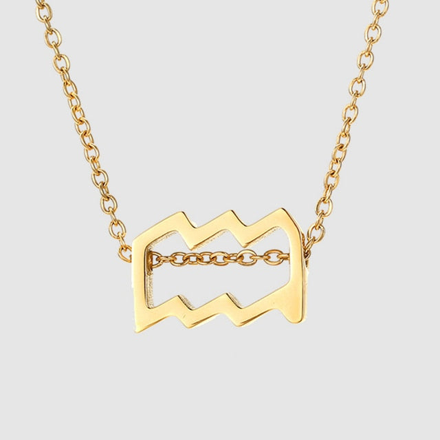 ZODIAC SIGN Floating CHARM Kette