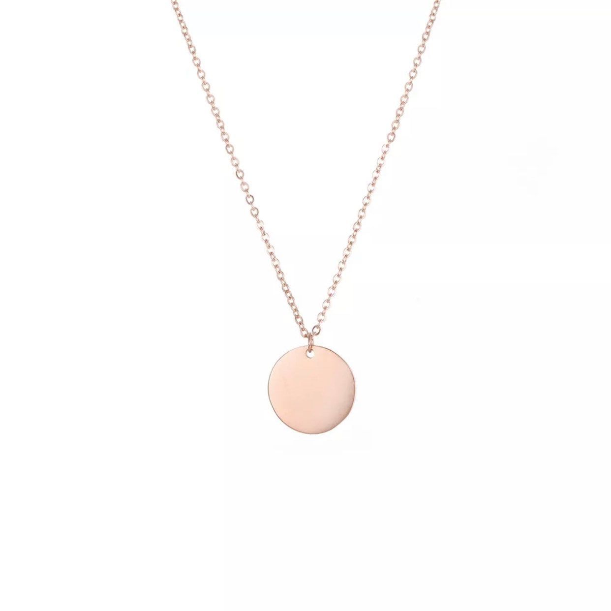 Classic Coin Birthflower Kette