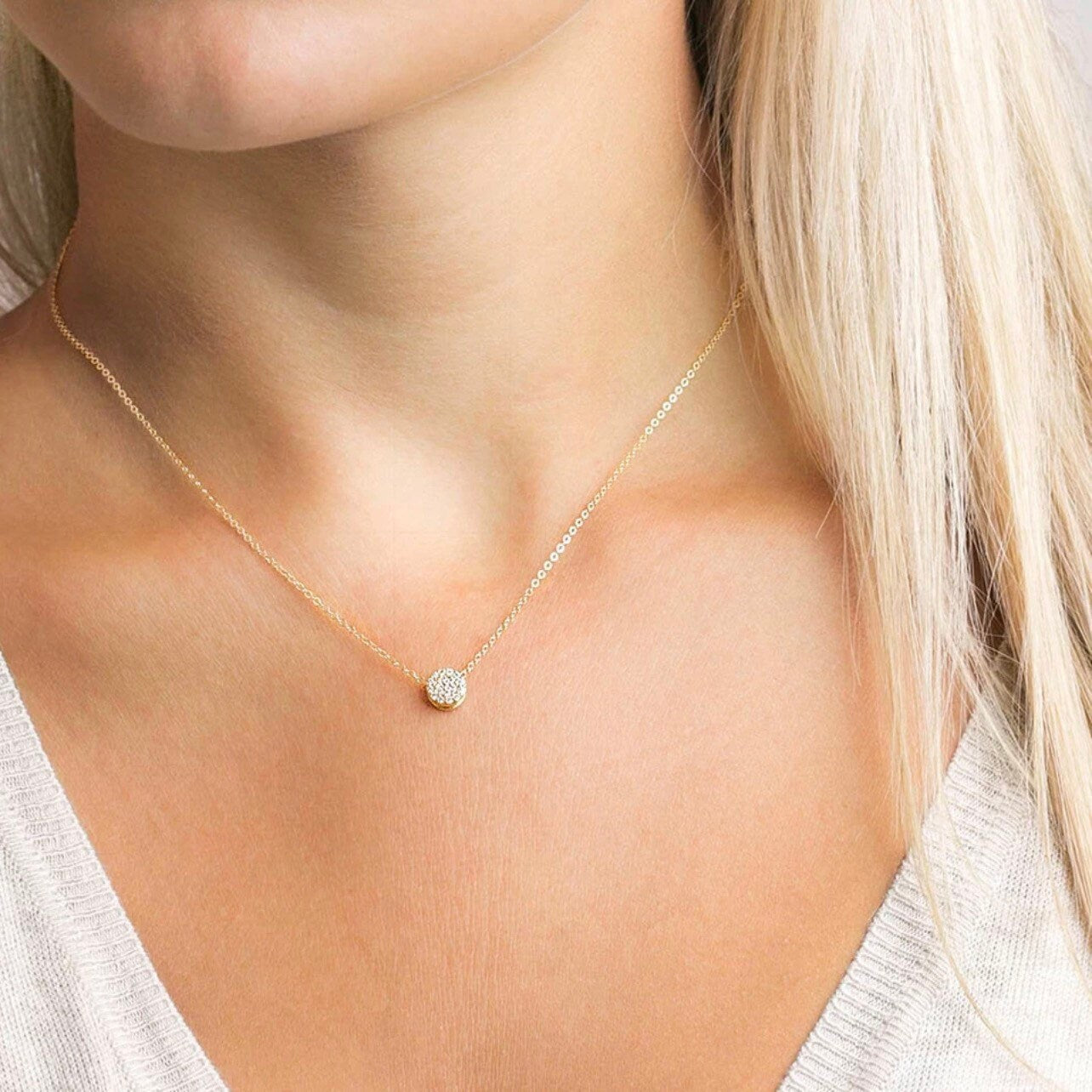 DAINTY Chain Zirconia Kette