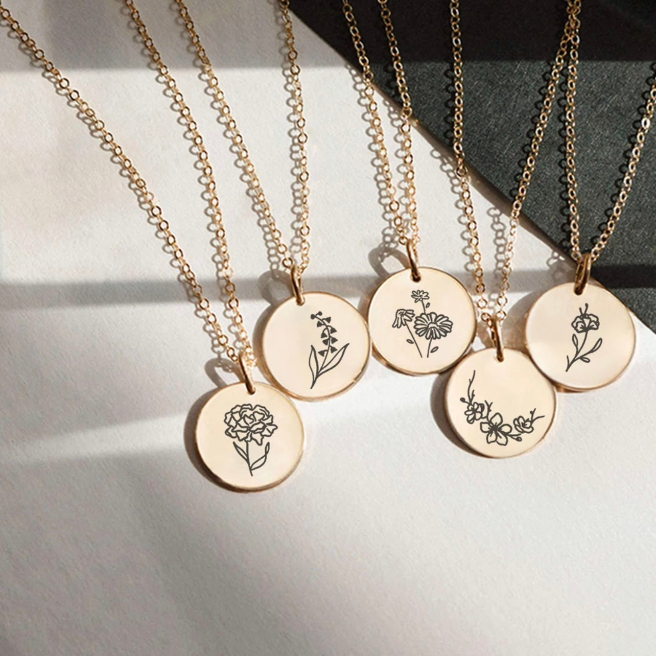 Geburtsblumen Kette